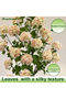 150cm Artificial Hydrangea Tree- Faux Hydrangea Plants Fake Flowers for Indoor Office Home Decor - 7