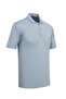 Men's Polo Collar Pocket Buttoned Short Sleeve Cotton Blue T-Shirt Classic Fit - 5307 - 3