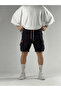 Men's Gabardine Fabric Denim Shorts Cock0084