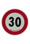 Reflective Truck Speed Limit Sticker Speed Limit Sign (Diameter 20 cm) 30 Km