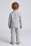 Elastic Waist Jacket, Trousers, T-Shirt Combination, Special Day Eid 3-Piece Boy's Suit - 4