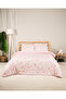 Angel Cotton Double Floral Duvet Cover Set 200X220 cm Pink - 3