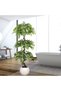180cm Large Ficus Artificial Trees in White Pot Faux Ficus Tree for Indoor Home Office & Patio Decor - 2