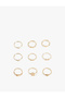 Hearted 9-Piece Ring Set