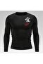 Gaara Long Sleeve Compression Crew Neck T-Shirt Black - 5