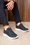 Men's Sneaker Daily Comfortable Sole Sports Shoes Navy Blue - 2