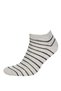 N1030Azkr1 Multi-Colored Men's Printed 5-Piece Cotton Bootie Socks - 2