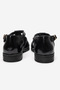 Women's Ankle Strap Sandals Real Leather Zy 4168 Black - 6