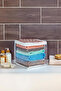 3Pcs Mini Transparent Pouch Towel Clothes Underwear Organizer Storage Bag 25X25Cm - 5