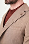 Straight Slim Fit Mono Collar Metal Buttoned Men's Suit Milk Coffee - 45464.26Y - 2