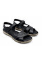 Black 100% Leather Women's Sandals • Ultra Soft Sole • Comfortable Orthopedic Summer Casual Stylish Sandals