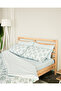 Daisy Garden Double Floral Cotton Duvet Cover Set 200X220 cm Turquoise - 3