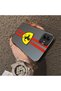 Samsung Galaxy A03 Compatible Silicone Edge Hard Back Anti-Fall Phone Case Ferrari Patterned - 3
