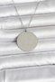 316L Steel Silver Color Ayetel Kursi and Allah Written Necklace
