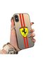 حافظة هاتف iPhone XS Max متوافقة مع حافة السيليكون الصلبة ومضادة للسقوط بنمط فيراري - 3