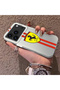 iPhone 17/18 Pro Max Compatible Silicone Edge Hard Back Anti-Fall Phone Case with Ferrari Pattern - 2