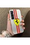 حافظة هاتف Realme C65 متوافقة مع الحواف السيليكونية الصلبة والمضادة للسقوط بنمط فيراري