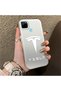 Realme C21Y Compatible Silicone Edge Hard Back Anti-Fall Phone Case Tesla Patterned