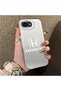 iPhone 17E Compatible Silicone Edge Hard Back Anti-Fall Phone Case Honda Patterned