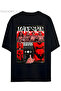 Maneski̇n Design Series Unisex T-Shirt with Damieno David Writing on the Back Printed