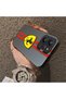 Redmi 12 Compatible Silicone Edge Hard Back Anti-Fall Phone Case Ferrari Patterned - 3
