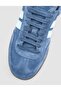 100% Genuine Leather Blue Women's Sports Shoes - 5