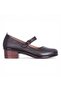 Ossa 5808 Brown Genuine Leather Women's 6cm Heeled Shoes - 2