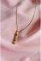 Women's Multi-Colored Zircon Stone Gold Plated Stainless Steel Necklace (Minimal Stylish Design) - 2