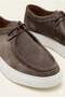 Men's Mink Suede Genuine Leather Casual Daily Lace-Up Eva Sole Shoes – Banana - 5