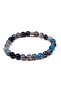 8 mm Striped Agate Stone Bracelet