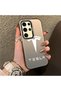 Samsung Galaxy S24 Ultra Compatible Silicone Edge Hard Back Anti-Fall Phone Case with Tesla Pattern