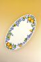 Lemon & Blue Blanc Porcelain Kayak Plate - 2