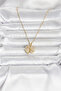 316L Steel Gold Color Openable Clover Model Zircon Stone Women's Necklace - 3