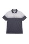 Men's Large Size Melange Smoked Polo Collar Short Sleeve Band T-Shirt 3Xl-4Xl-5Xl-6Xl - 4