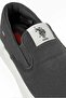 Men's Gray Canvas Slip-On Shoes - 6
