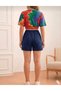 3-Pack Women's Shorts Set - Black, Navy Blue and Gray High Waist Casual Comfortable Shorts Sportswear Shah Moda - 7