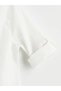 Lcw Kids White Long Sleeve Boy's Gabardine Shirt and Bow Tie - 6