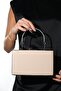 Destiny Beige Patent Leather Women's Evening Dress Bag - 3