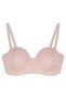 Multicolored 3-Piece Lace Micro Covered Strapless Bra - 4