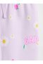 Girl's Lilac Relaxed Logo French Terry Jogger Sweatpants - 2