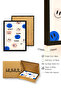 Black Wooden Framed Retro Painting - Positive Message Decoration with Smiley Face |   Huhu2818 - Single Table Black Frame - 3