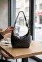 Women's Shoulder Bag Smooth Textured Minimalist Hobo Handbag - 2