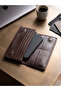 Louvre Magnetic Genuine Leather Wallet with Phone Compartment and Hand Grip, Phone Holder, Father's Day Gift - 3
