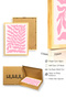 Natural Wood Framed Retro Leaf Painting - Pastel Plant Pattern Art Painting |   Huhu2787 - Single Table Natural Wood Frame - 3