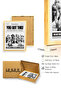Natural Wood Framed Painting - Pop Art Portrait - Inspired Group |   Huhu2480 - Single Table Natural Wood Frame - 3