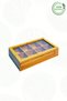 Bamboo Luxury 8 Compartment Tea Box I Tea Coffee Herbal Tea Storage Box - 2