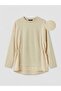 Lcw Modest Gathered Soft Touch Women's Sweatshirt Tunic