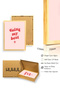 Natural Wood Framed Retro Slogan Painting - Doing My Best Motivational |   Huhu2574 - Single Table Natural Wood Frame - 3