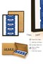 Black Wooden Framed Retro Movie Ticket Table - Film Themed |   Huhu2394 - Single Table Black Frame - 3