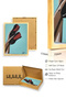 Natural Wood Framed Red and Black Shoe Painting - Fashion Art Print |   Huhu1857 - Single Panel Natural Wood Frame - 3